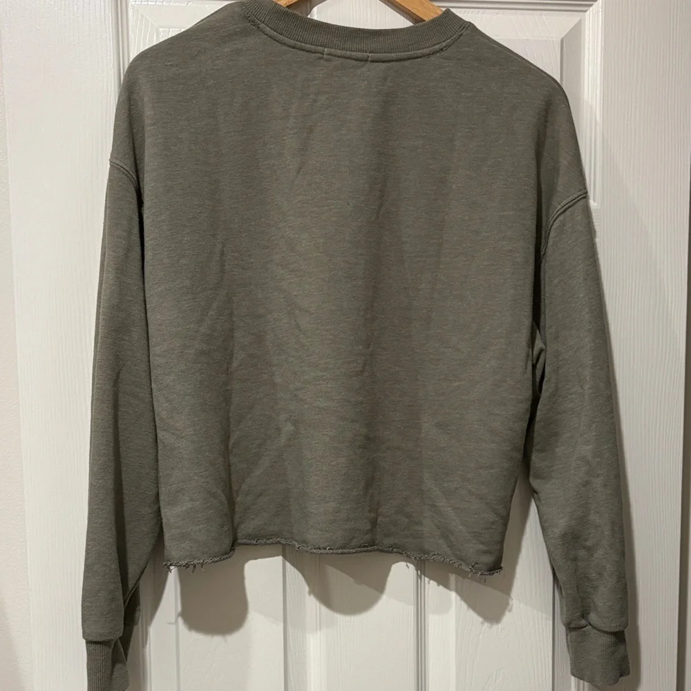 Z Supply Olive Green Sweatshirt - Picture 5 of 6